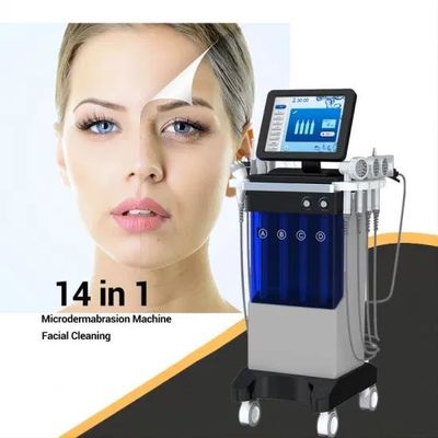 CE 14 In 1 Hydro Dermabrasion Facial Machine علاج حب الشباب