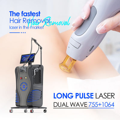 بيع بالجملة اليكس ليزر 755 1064NM إزالة الشعر ND YAG ليزر آلة