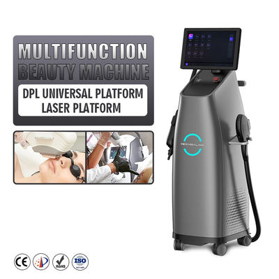 DPL IPL Nd Yag Laser Machine 2 IN 1 System إزالة الشعر العناية بالبشرة