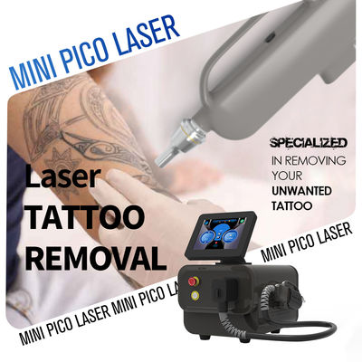 آلة إزالة الوشم المحمولة Q Switch ND YAG Laser Mini Pico